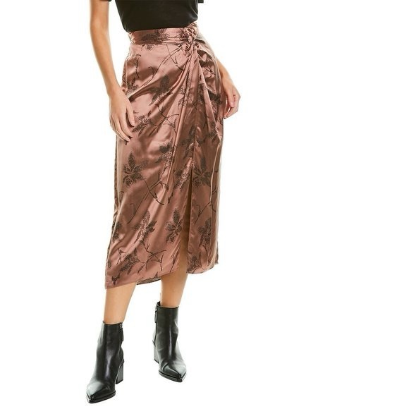 Vince Iris Knot Skirt Sz 6 - Picture 2 of 10